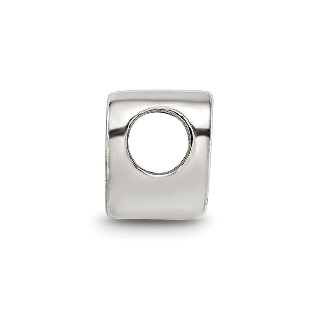 Reflections 925 Sterling Silver Kids Heart with Cross and Scroll Bead 6 x 6 mm.