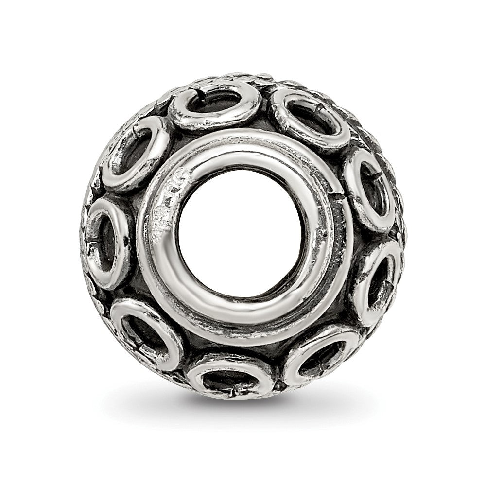 Reflections 925 Sterling Silver Hand Made Decorative Bali Bead 10 x 10 mm.