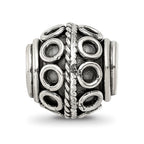Reflections 925 Sterling Silver Hand Made Decorative Bali Bead 10 x 10 mm.