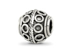 Reflections 925 Sterling Silver Hand Made Decorative Bali Bead 10 x 10 mm.