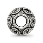 Reflections 925 Sterling Silver Hand Made Decorative Bali Bead 10 x 10 mm.
