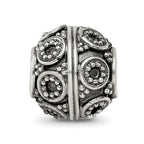 Reflections 925 Sterling Silver Hand Made Decorative Bali Bead 10 x 10 mm.