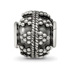 Reflections 925 Sterling Silver Hand Made Decorative Bali Bead 10 x 10 mm.