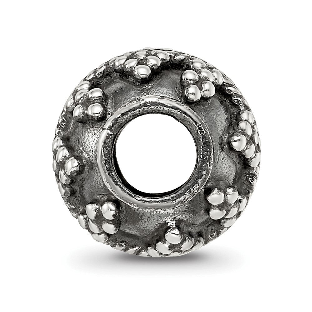 Reflections 925 Sterling Silver Hand Made Decorative Bali Bead 10 x 10 mm.