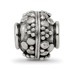 Reflections 925 Sterling Silver Hand Made Decorative Bali Bead 10 x 10 mm.
