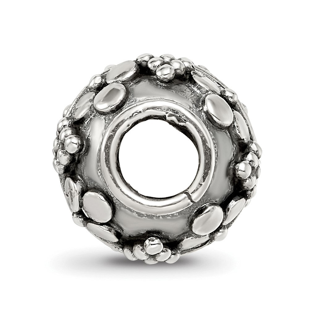 Reflections 925 Sterling Silver Hand Made Decorative Bali Bead 10 x 10 mm.