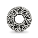 Reflections 925 Sterling Silver Hand Made Decorative Bali Bead 10 x 10 mm.