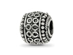 Reflections 925 Sterling Silver Hand Made Decorative Bali Bead 10 x 10 mm.