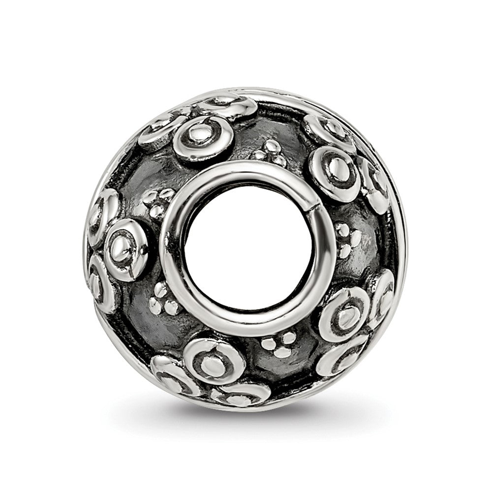 Reflections 925 Sterling Silver Hand Made Decorative Bali Bead 10 x 10 mm.