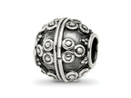 Reflections 925 Sterling Silver Hand Made Decorative Bali Bead 10 x 10 mm.