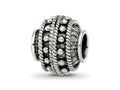 Reflections 925 Sterling Silver Hand Made Decorative Bali Bead 10 x 10 mm.