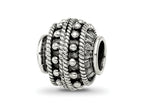 Reflections 925 Sterling Silver Hand Made Decorative Bali Bead 10 x 10 mm.