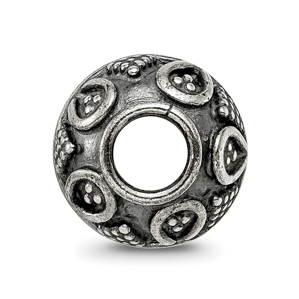 Reflections 925 Sterling Silver Hand Made Decorative Bali Bead 10 x 10 mm.