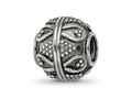 Reflections 925 Sterling Silver Hand Made Decorative Bali Bead 10 x 10 mm.