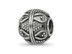 Reflections 925 Sterling Silver Hand Made Decorative Bali Bead 10 x 10 mm.