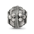 Reflections 925 Sterling Silver Hand Made Decorative Bali Bead 10 x 10 mm.