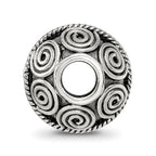 Reflections 925 Sterling Silver Hand Made Decorative Bali Bead 10 x 10 mm.