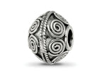 Reflections 925 Sterling Silver Hand Made Decorative Bali Bead 10 x 10 mm.