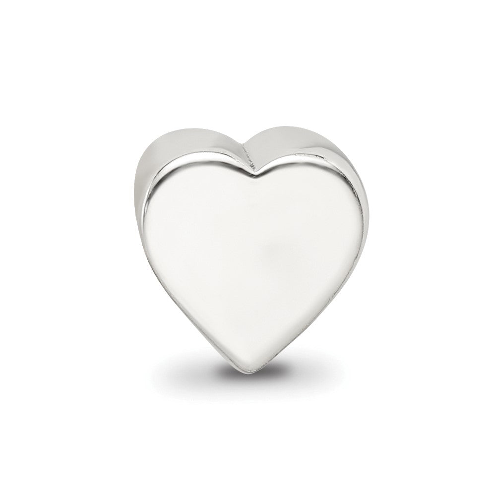 Reflections 925 Sterling Silver Heart Shape Bead 8 x 8 mm.