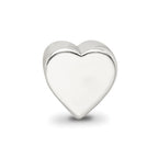 Reflections 925 Sterling Silver Heart Shape Bead 8 x 8 mm.