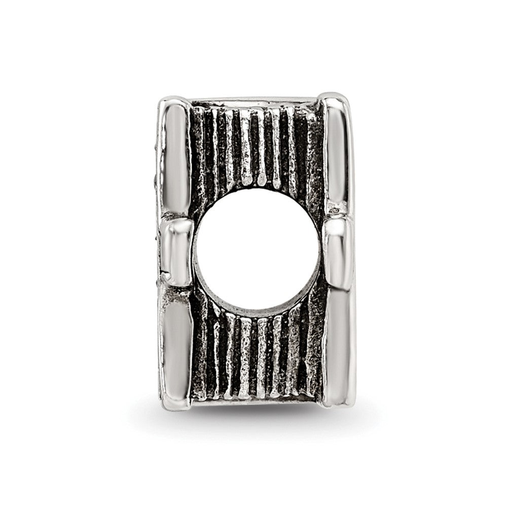 Reflections 925 Sterling Silver Marcasite Cross Bible Bead 10 x 10 mm.