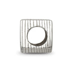 Reflections 925 Sterling Silver Enameled Blackjack Bead 7 x 8 mm.