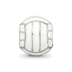 Reflections 925 Sterling Silver Enameled Volleyball Bead 9 x 8 mm