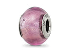 Reflections 925 Sterling Silver Lavender Italian Murano Bead 13 x 10 mm
