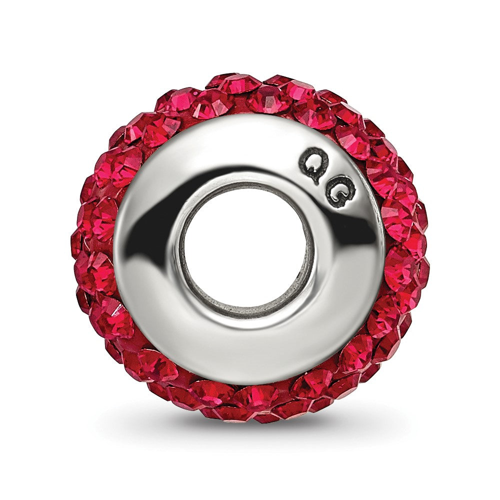 Reflections 925 Sterling Silver Red Full Preciosa Crystal Bead 12 x 8 mm