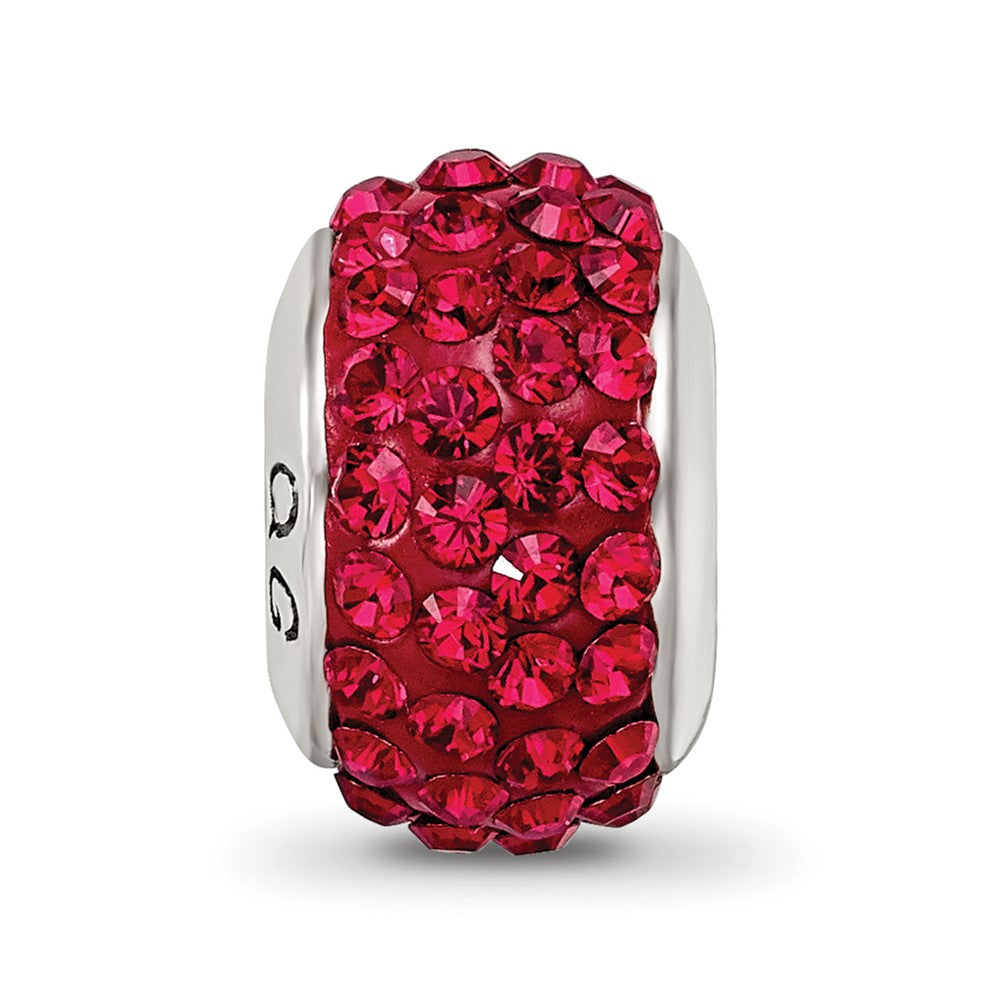 Reflections 925 Sterling Silver Red Full Preciosa Crystal Bead 12 x 8 mm