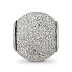 Reflections 925 Sterling Silver Light Grey Laser Cut Bead 10 x 10 mm