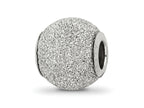 Reflections 925 Sterling Silver Light Grey Laser Cut Bead 10 x 10 mm