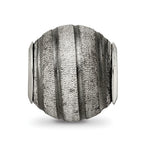 Reflections 925 Sterling Silver Grey Laser Cut Bead 10 x 10 mm