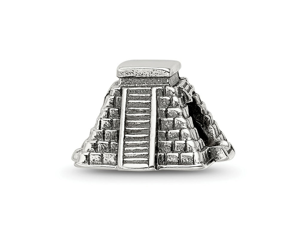 Reflections 925 Sterling Silver Chichen Itza Bead 7 x 12 mm
