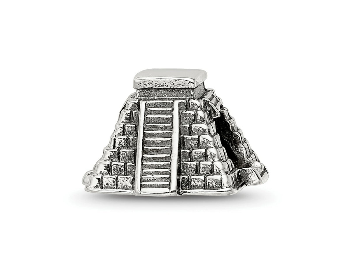 Reflections 925 Sterling Silver Chichen Itza Bead 7 x 12 mm