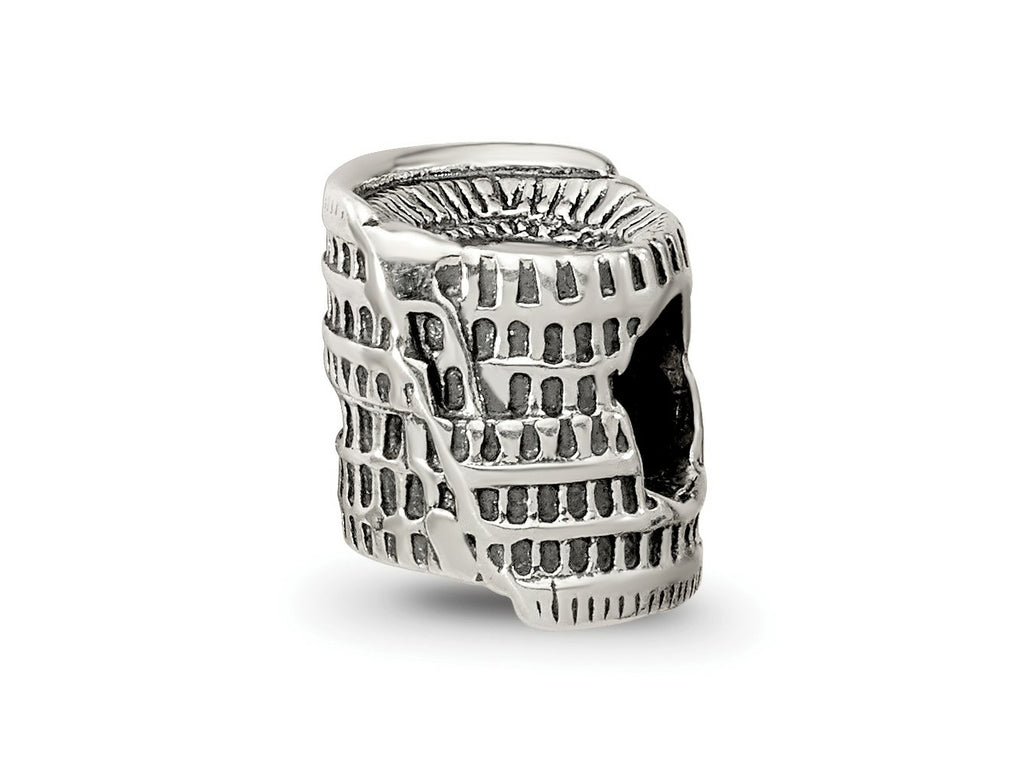 Reflections 925 Sterling Silver Colosseum Bead 8 x 8 mm