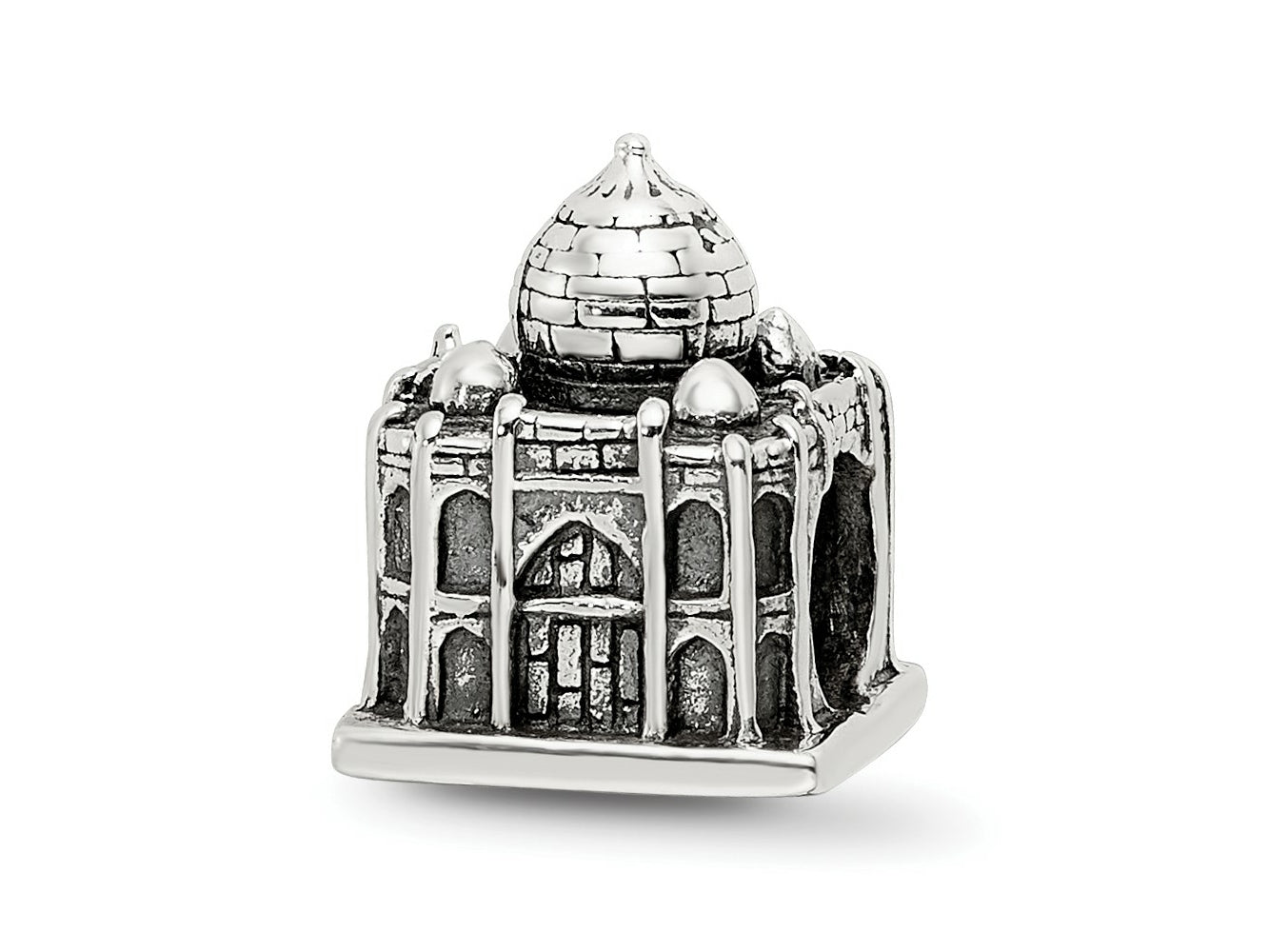 Reflections 925 Sterling Silver Taj Mahal Bead 9 x 9 mm
