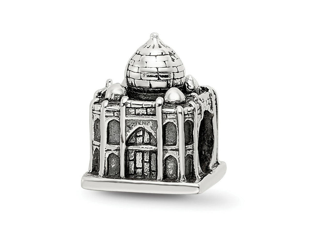Reflections 925 Sterling Silver Taj Mahal Bead 9 x 9 mm