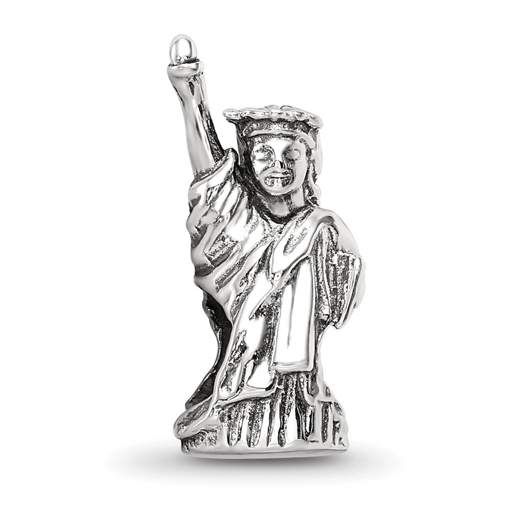 Reflections 925 Sterling Silver Statue of Liberty Bead 15 x 6 mm