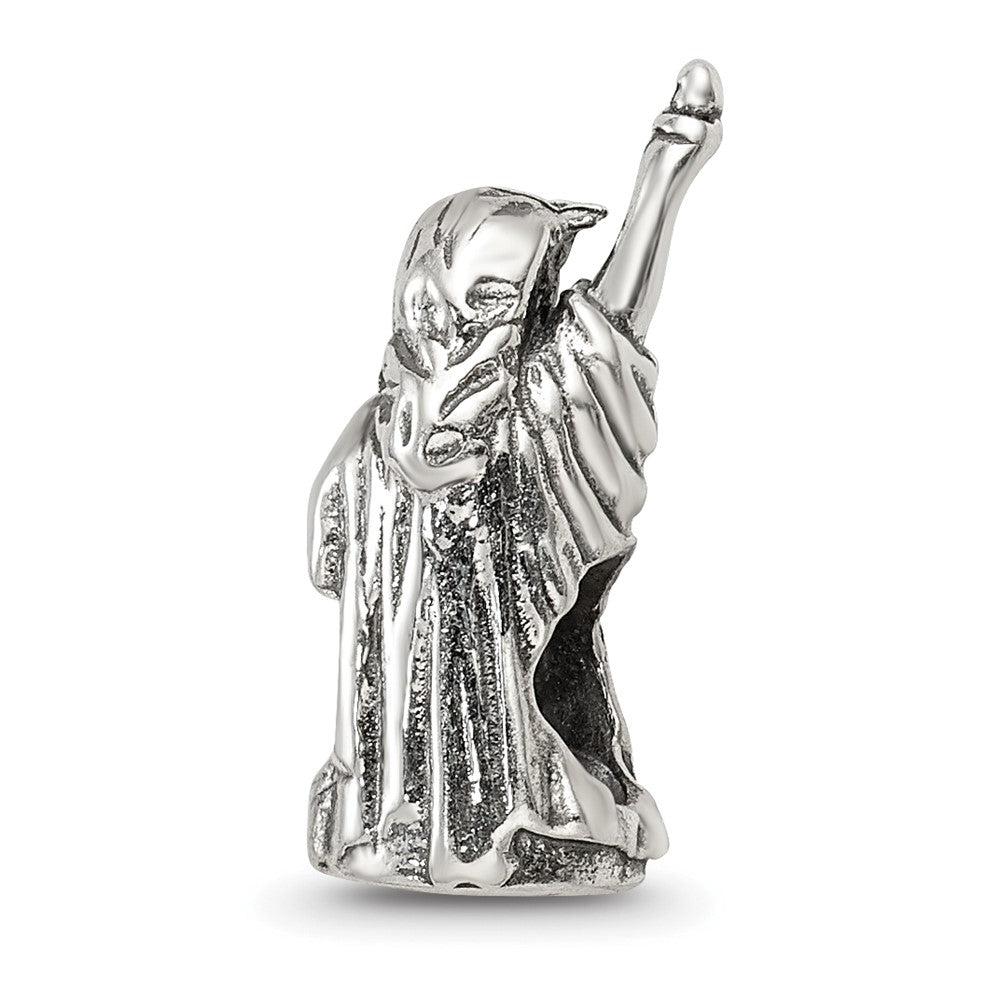 Reflections 925 Sterling Silver Statue of Liberty Bead 15 x 6 mm