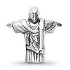 Reflections 925 Sterling Silver Christ the Redeemer Bead 13 x 14 mm
