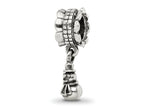 Reflections 925 Sterling Silver Snowman Dangle Bead 17 x 5 mm