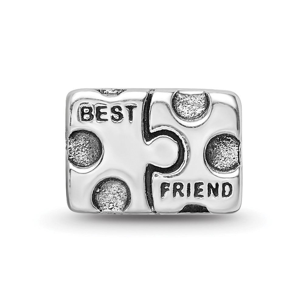 Reflections 925 Sterling Silver Best Friend Bead 7 x 9 mm