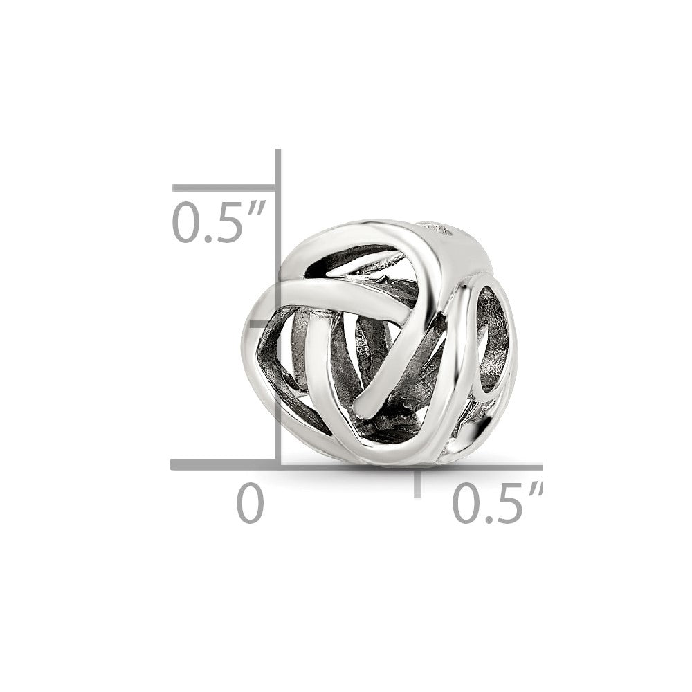 Reflections 925 Sterling Silver Bali Bead 10 x 10 mm
