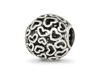 Reflections 925 Sterling Silver Hearts Bali Bead 10 x 10 mm