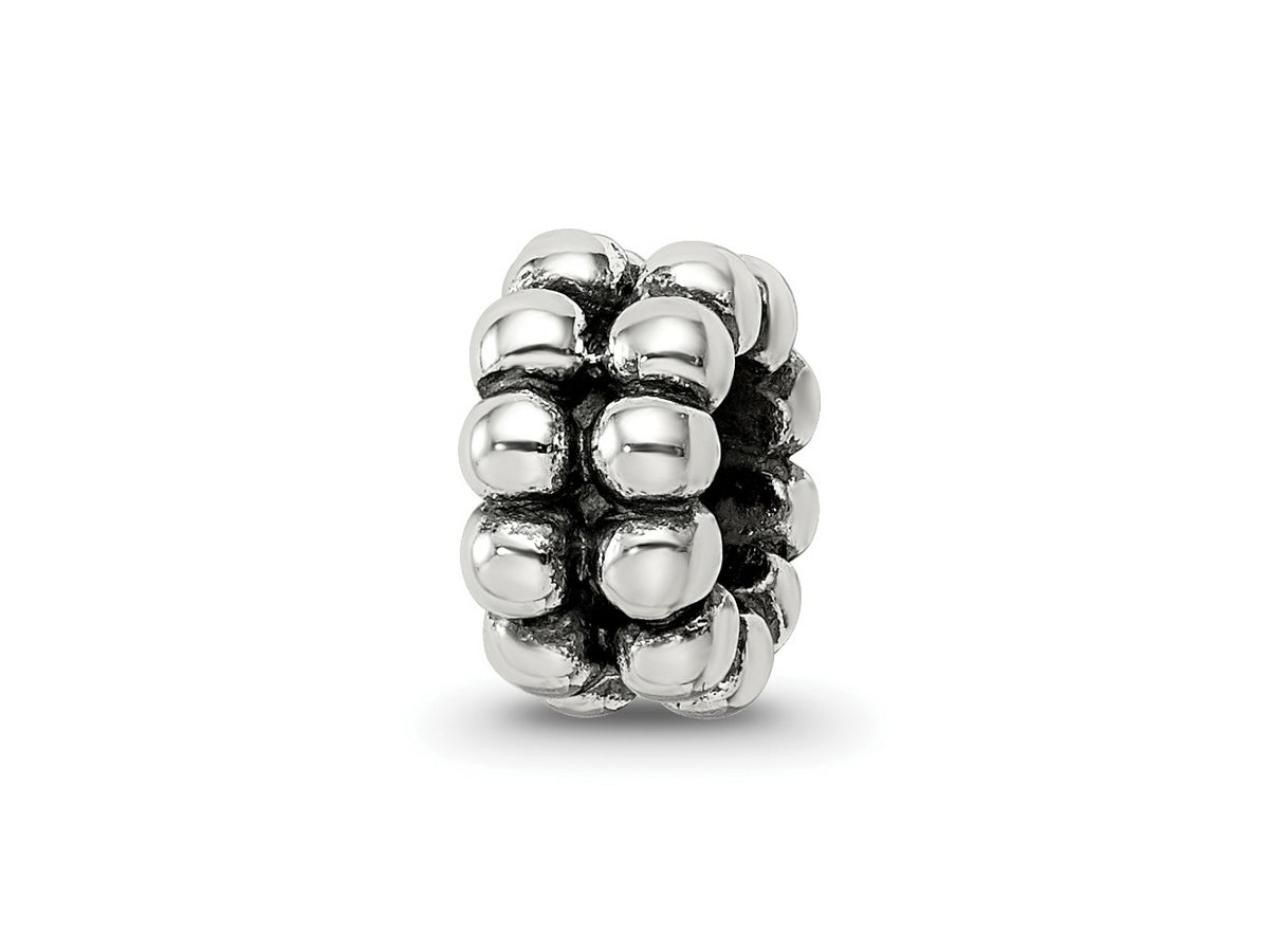 Reflections 925 Sterling Silver Bali Bead 8 x 4 mm