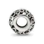 Reflections 925 Sterling Silver Circles Bali Bead 10 x 8 mm