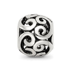 Reflections 925 Sterling Silver Bali Bead 10 x 8 mm
