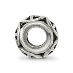 Reflections 925 Sterling Silver Peace Sign Bead 9 x 8 mm