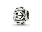 Reflections 925 Sterling Silver Smiley Faces Bead 9 x 7 mm